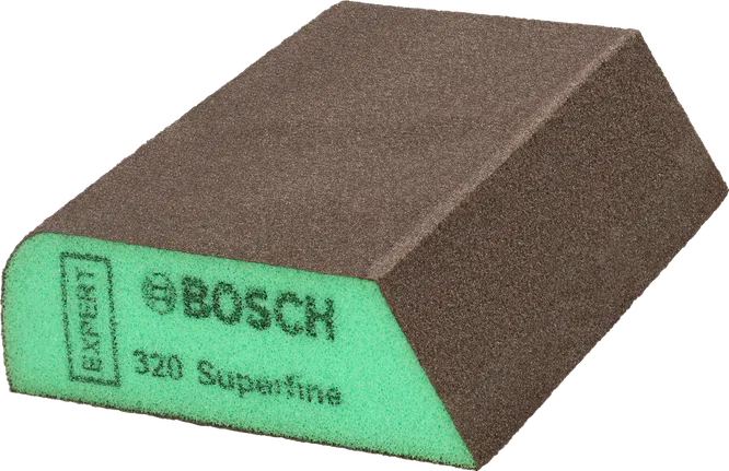 Taco de lijado verde superfino Bosch EXPERT Combi S470.